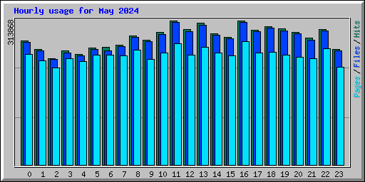 Hourly usage for May 2024
